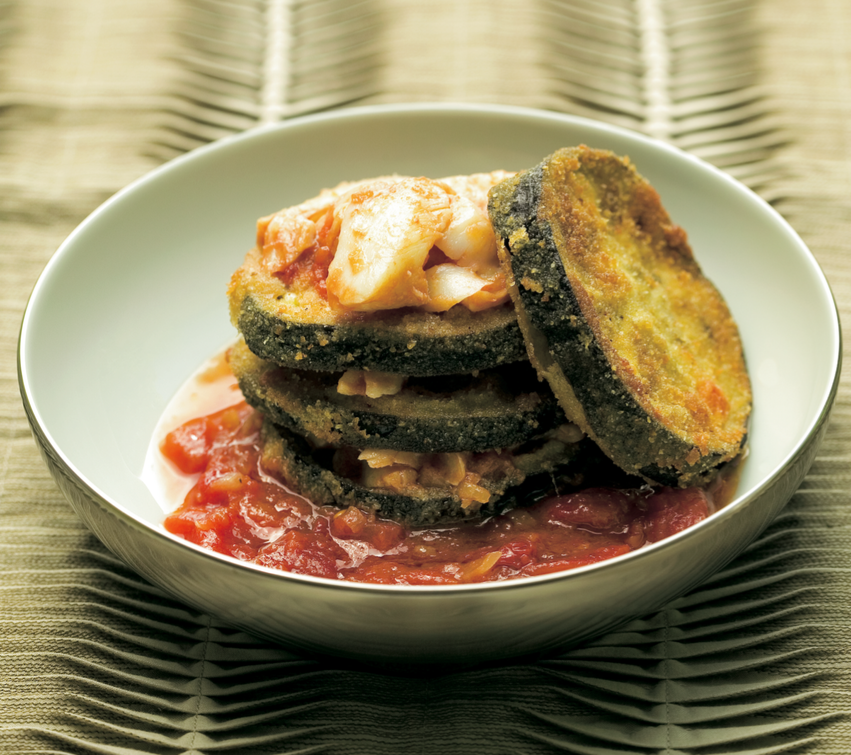 Baccalà con le melanzane