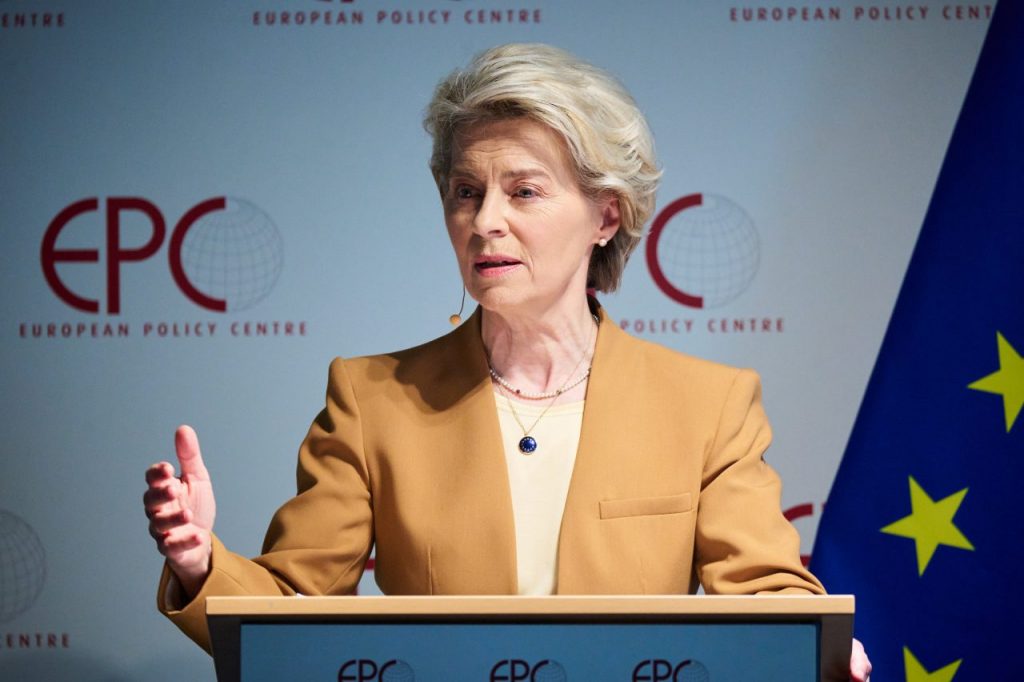 La presidente della Commissione europea, Ursula von der Leyen