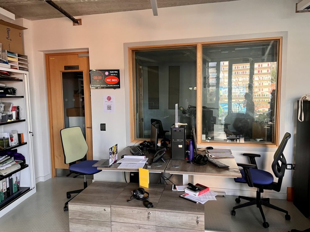 Interno di Raidió Fáilte