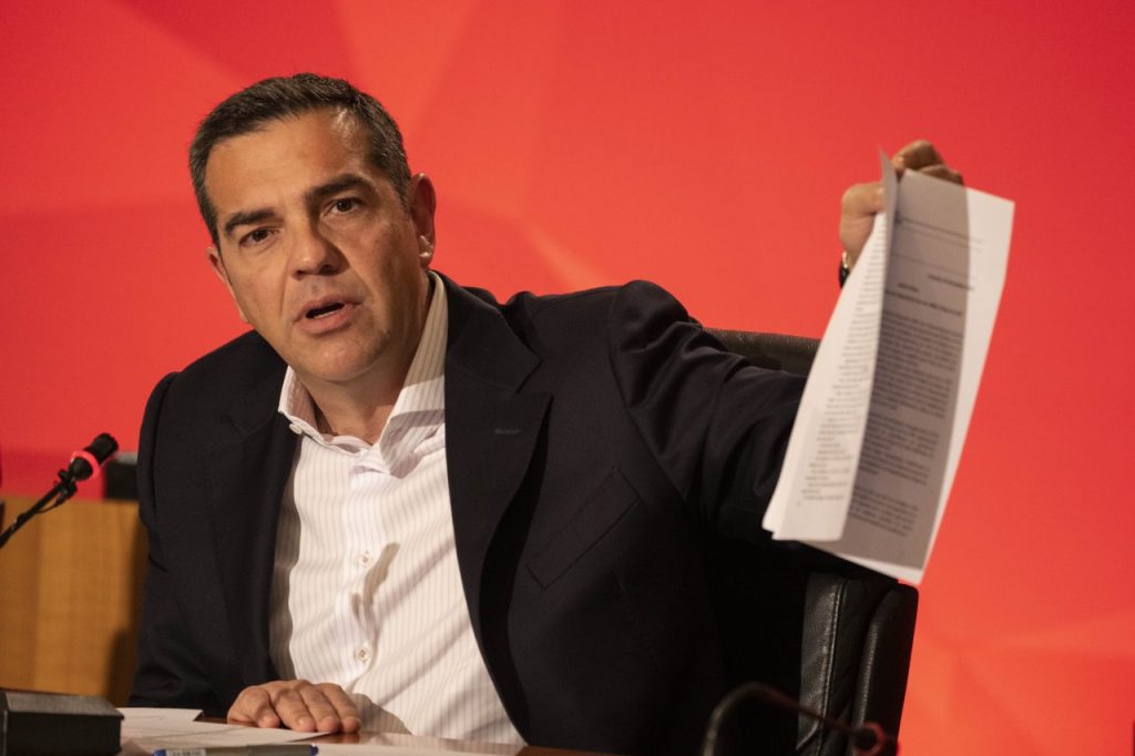 Il leader di Syriza, Alexis Tsipras