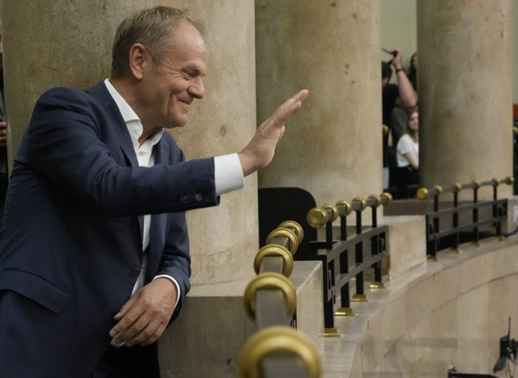 Il capo dell'opposizione polacca Donald Tusk