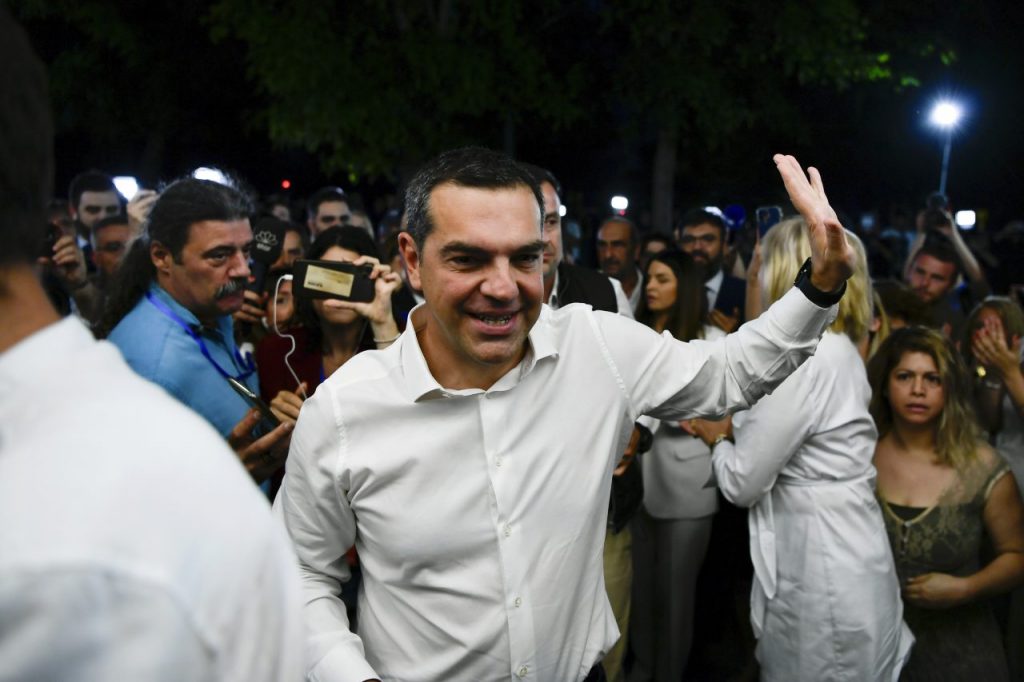 Il leader di Syriza Tsipras
