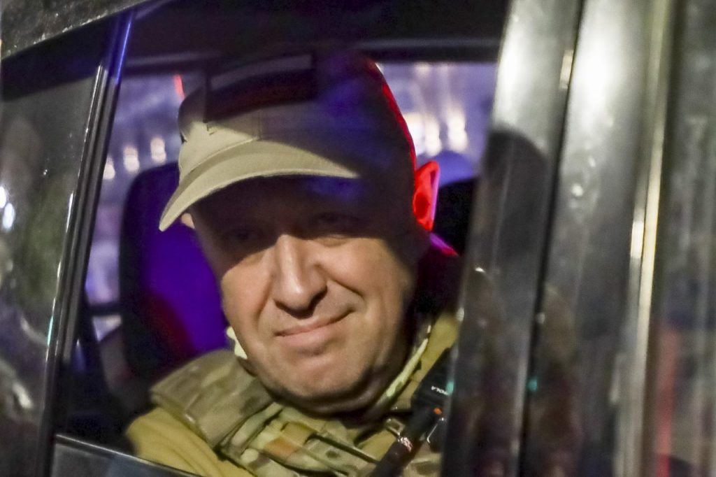 Prighozin durante la ritirata da Rostov sul Don