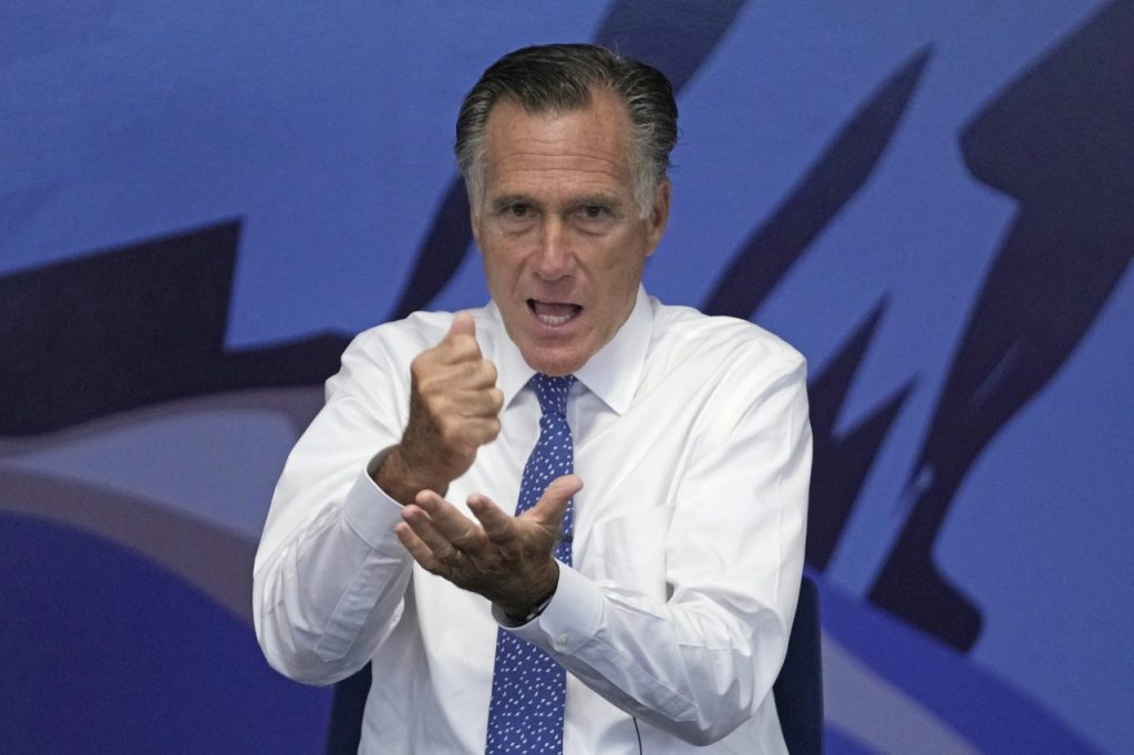 Il senatore americano Mitt Romney