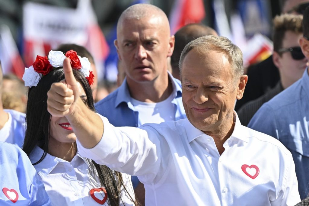 Tusk durante la seconda marcia