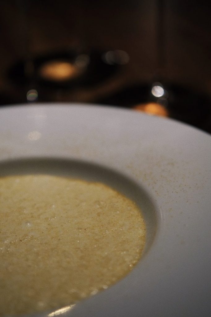 Risotto bufala, limone, genziana