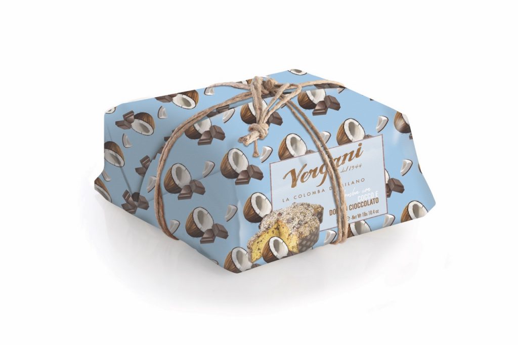 VERGANI Colomba cocco e doppio cioccolato Linea Gourmet
