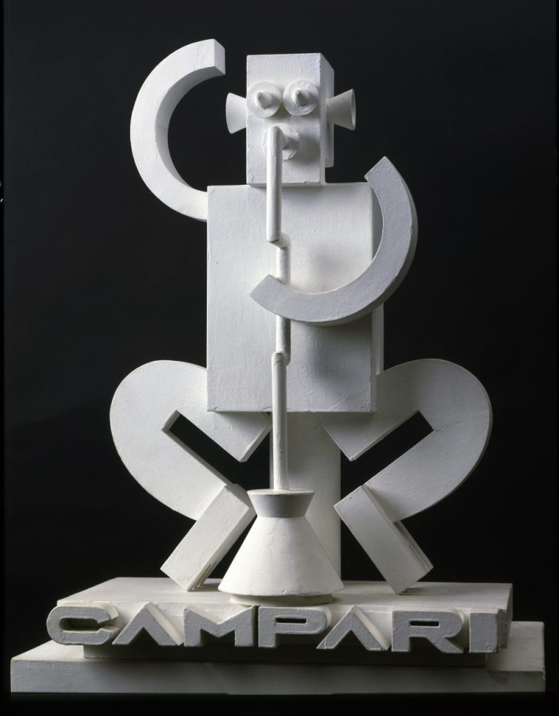 Plastico pubblicitario Campari Depero