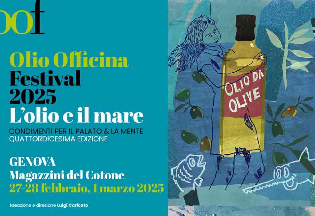 Il volantino di Olio Officina Festival 2025