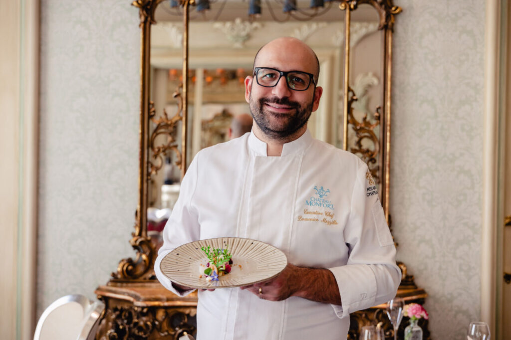 L'executive chef Domenico Mozzillo (credits Château Monfort)