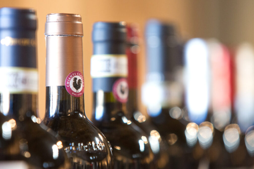 Bottiglie di Chianti Classico (credits Consorzio Chianti Classico)